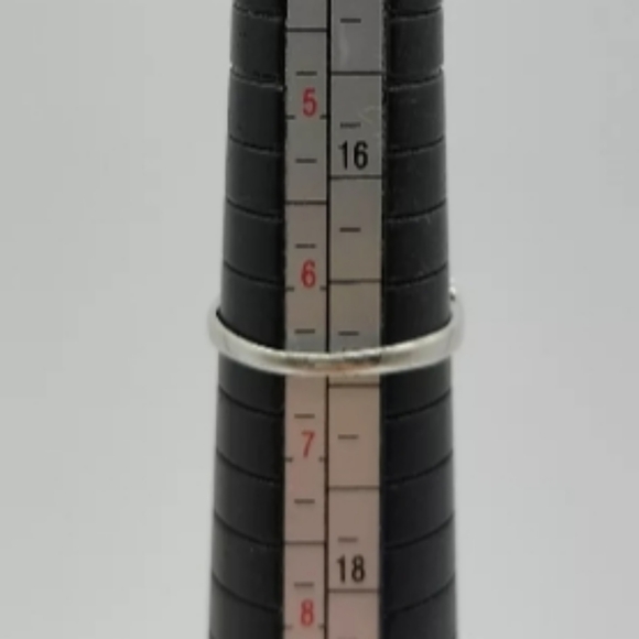 CHRISTMAS SALE! Stunning Solid Platinum Genuine 0.53ct Diamond Ring Size 6 1/2 - Picture 6 of 9